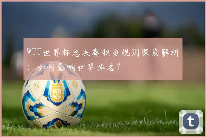 WTT世界杯总决赛积分规则深度解析：如何影响世界排名？